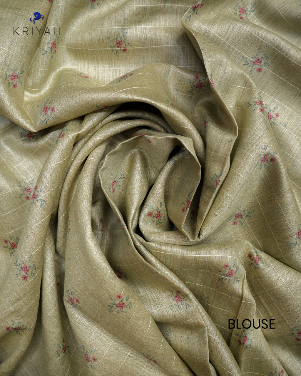 MUNGA CHECKS SILK - PASTEL GREEN