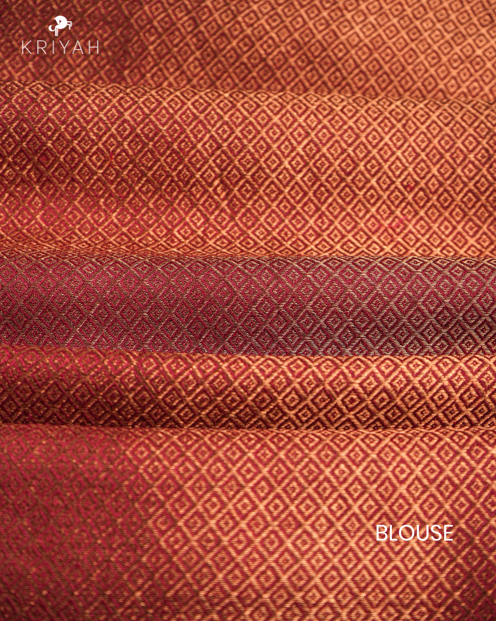 MUNGA TUSSER SAREE - MAROON