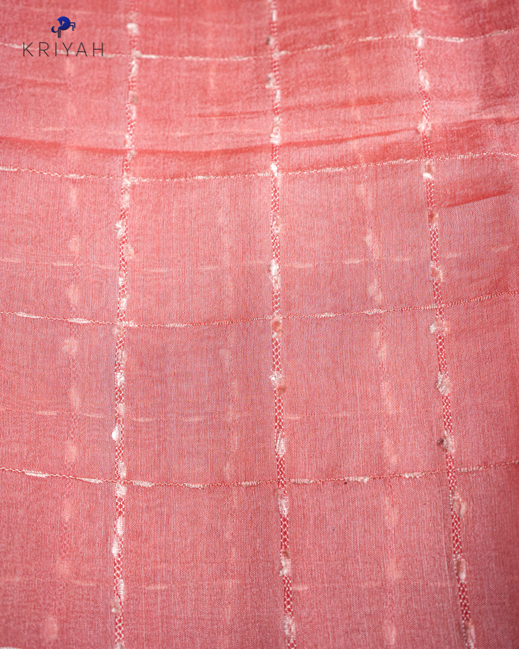 OMBRE TUSSER SAREE - TEAL-PEACH