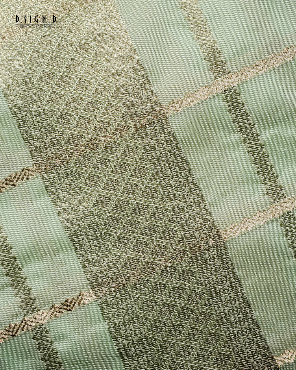 MINT GREEN KATTAM SOFT SILK DHOTI SET WITH CHECK SHIRT