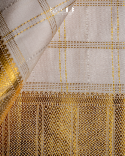PRIMROSE PURE SILK HANDLOOM DHOTI WITH SHIRT