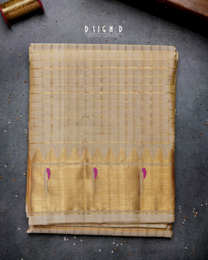 2G ZARI HANDLOOM PAITHANI DHOTI & VASTRAM 9x5