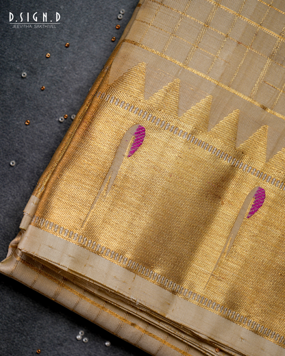 2G ZARI HANDLOOM PAITHANI DHOTI & VASTRAM 9x5