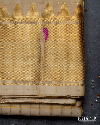 2G ZARI HANDLOOM PAITHANI DHOTI & VASTRAM 9x5