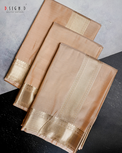 COPPER CLASSIC FINE SILK DHOTI SET