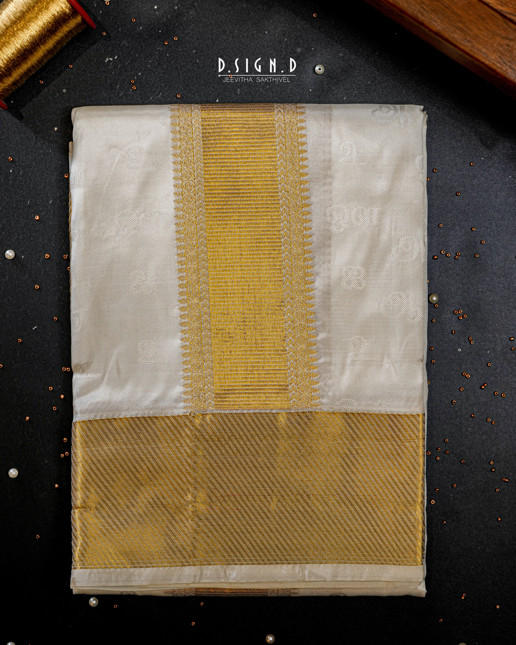 Mozhi designer Silk Dhoti