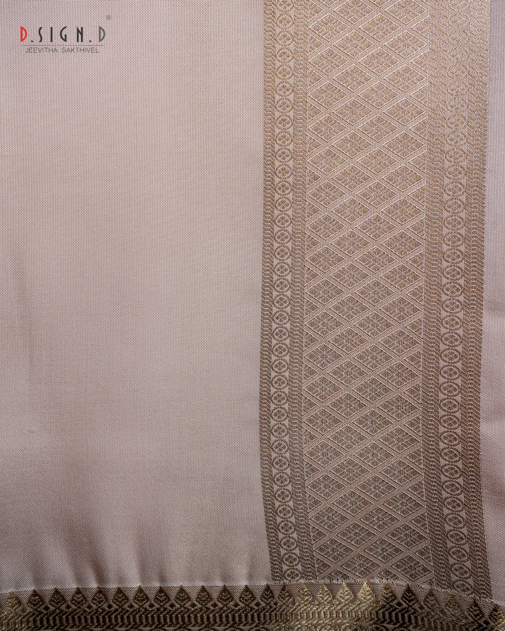 BEIGE CLASSIC FINE SILK DHOTI SET