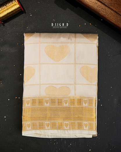 HEARTLOOM DESIGNER TISSUE SILK DHOTI