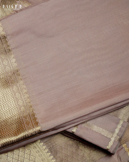 ROSE GOLD KATTAM FINE SILK DHOTI SET