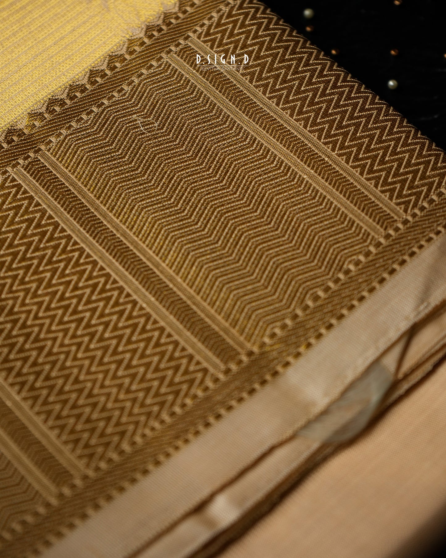 BLENDED SILK CLASSIC HANDLOOM DHOTI – GOLD