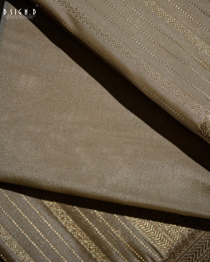 Gold Tissue Kurta & Silk Dhoti Set | Seen on Ravi Mohan