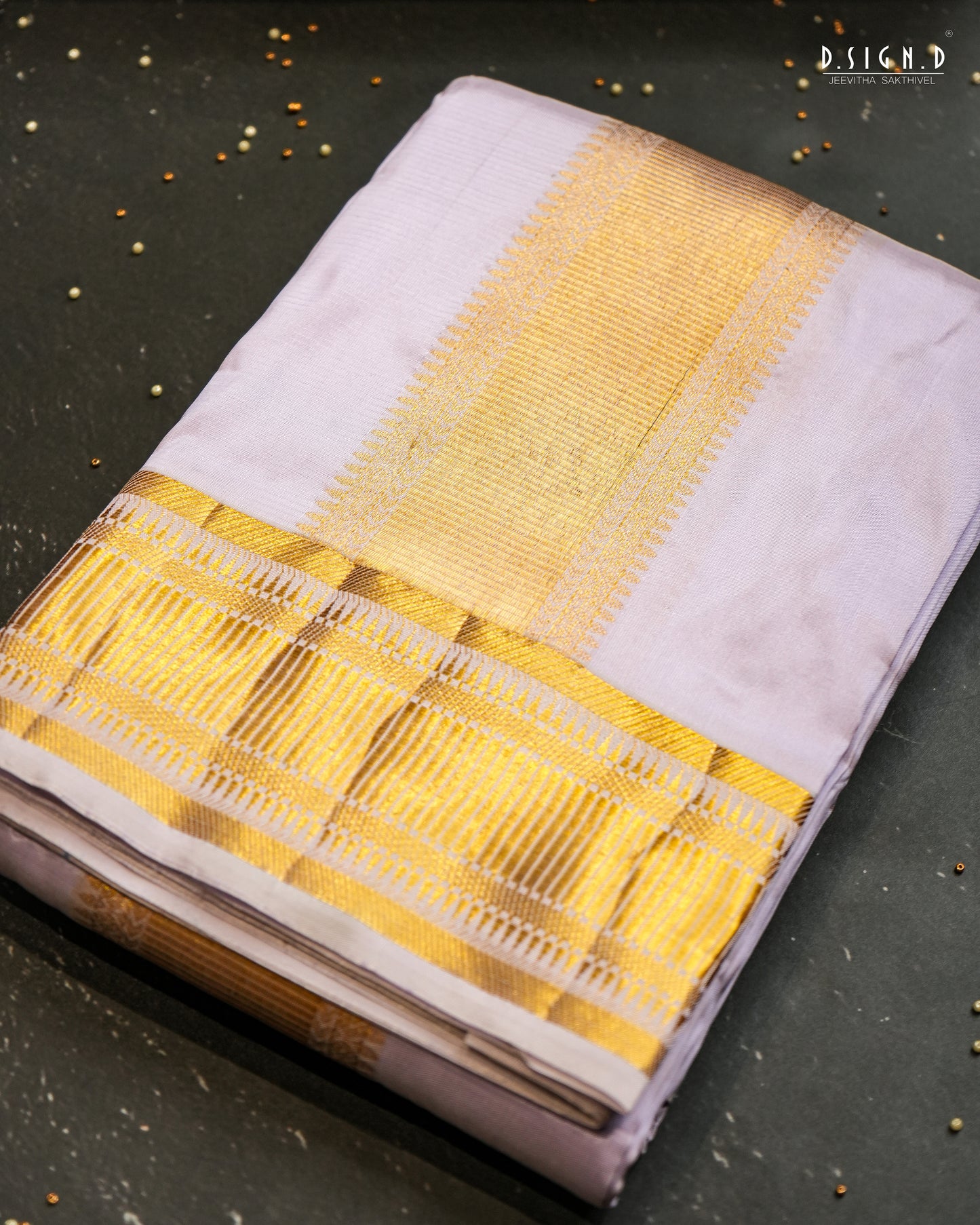 PREMIUM PURE SILK DHOTI & SHIRT - LAVENDER