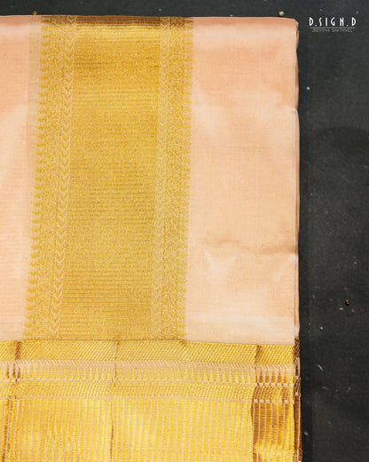 PREMIUM PURE SILK DHOTI & SHIRT - SOFT PINK