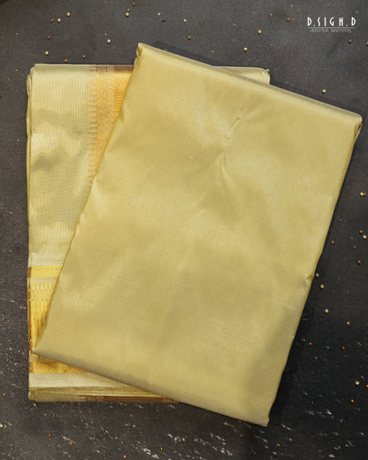 PREMIUM PURE SILK DHOTI & SHIRT - PISTA GREEN