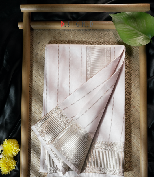 Prim Rose soft silk dhoti Set - Bridal
