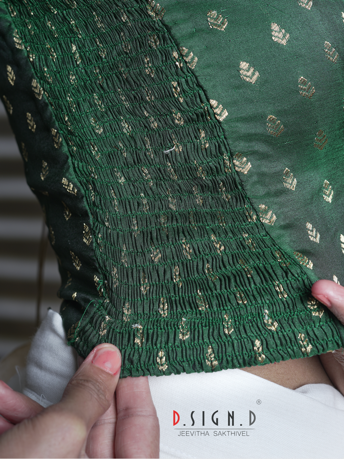 Nila Size flex Blouse - Green
