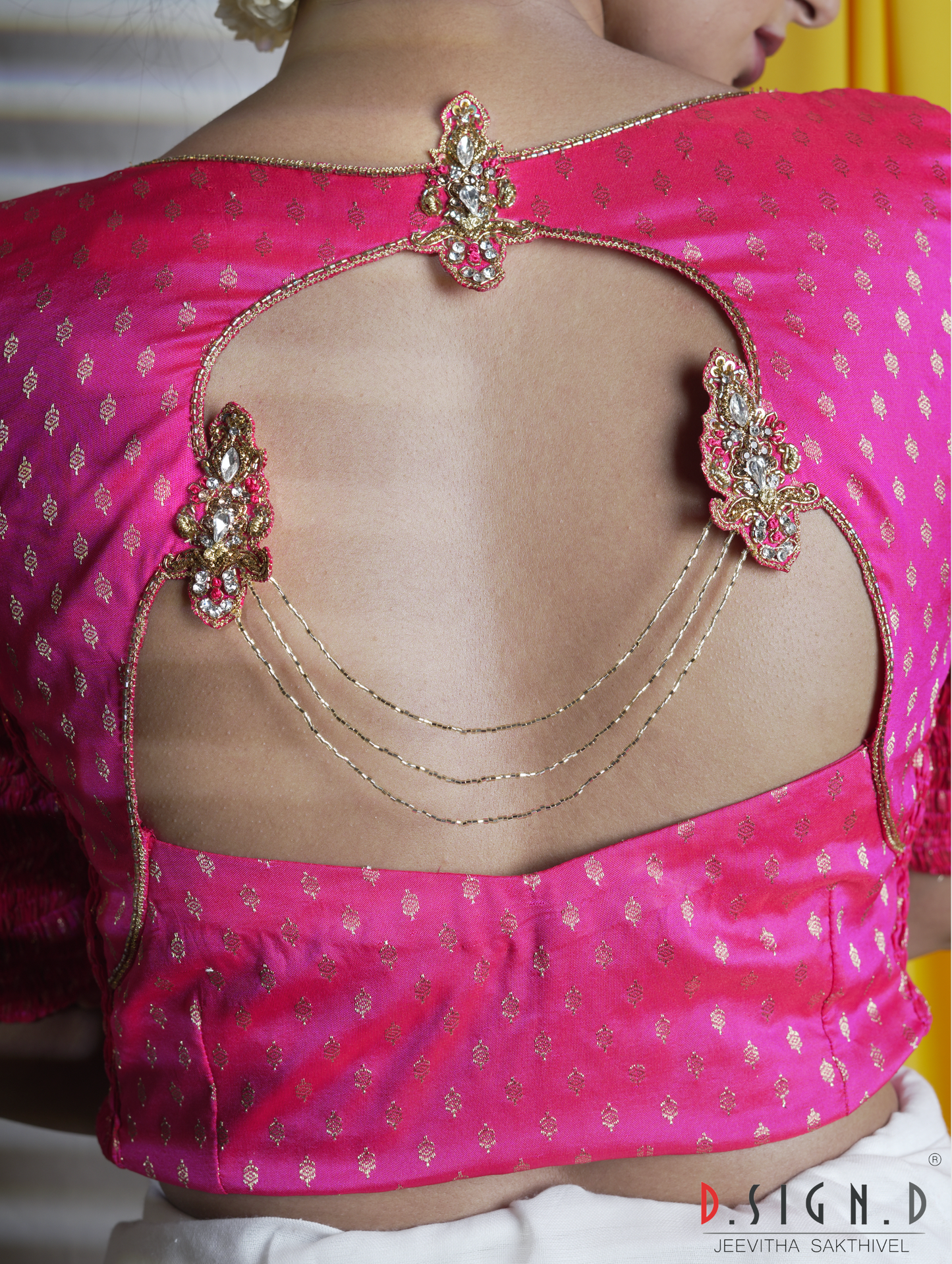 Nila Size flex Blouse - pink