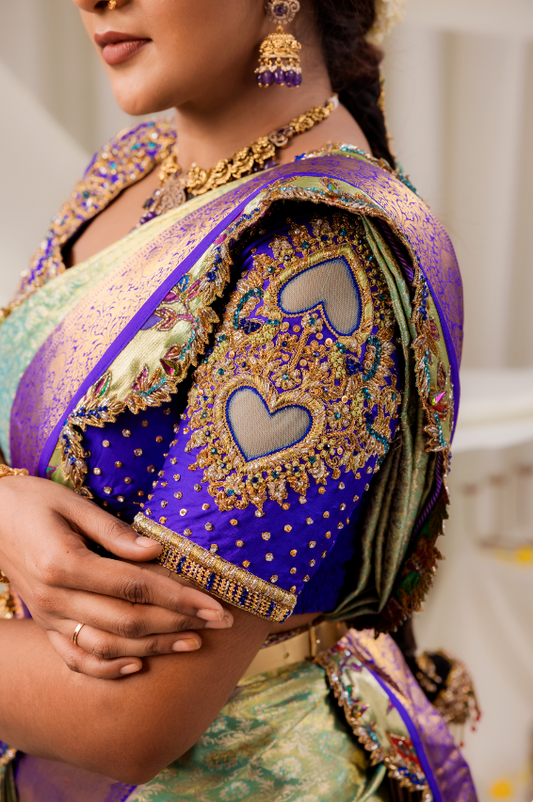 Paithani Size flex Blouse