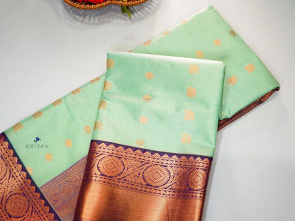 SEAFOAM GREEN VAIRA OOSI SAREE