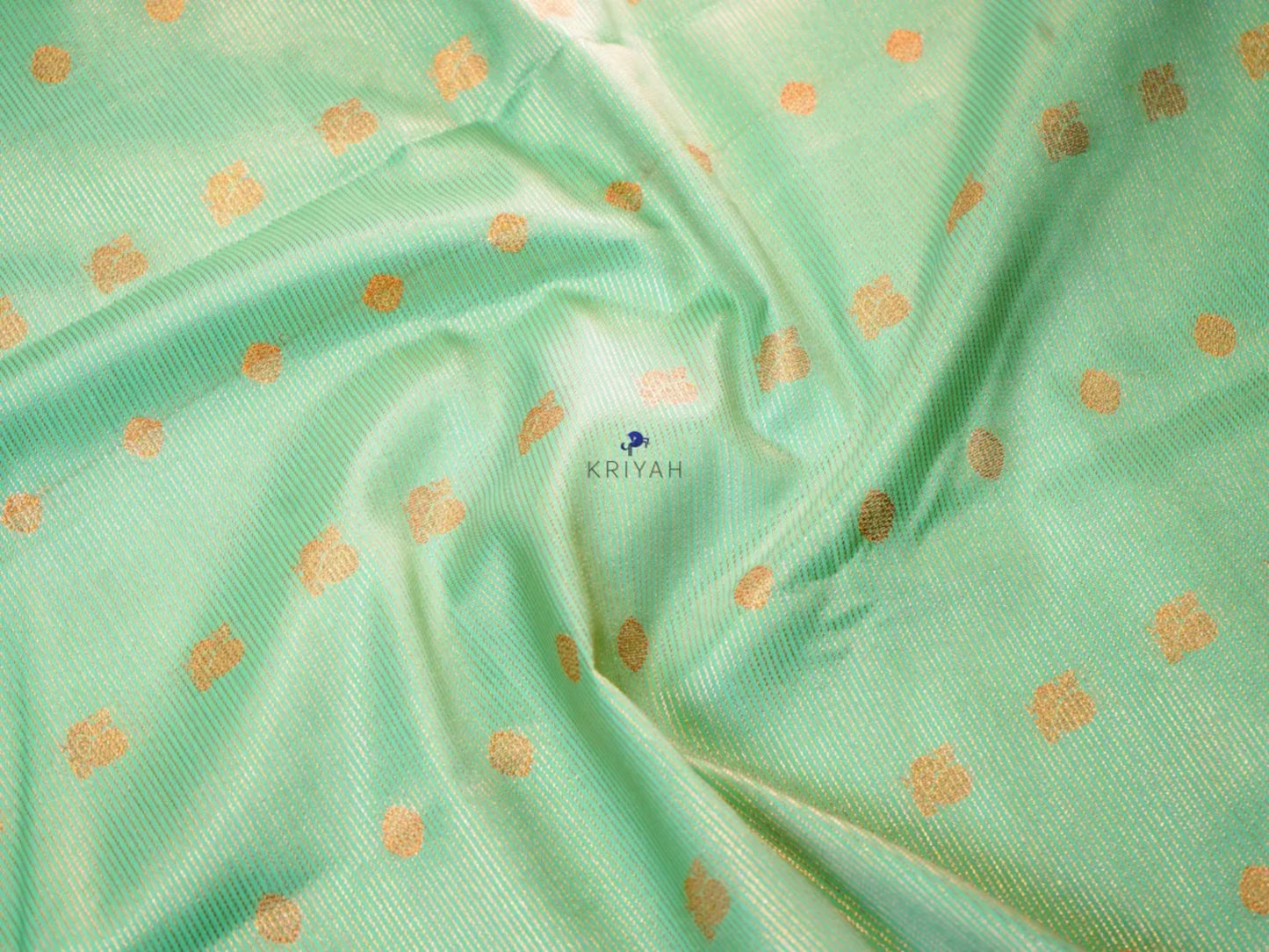 SEAFOAM GREEN VAIRA OOSI SAREE