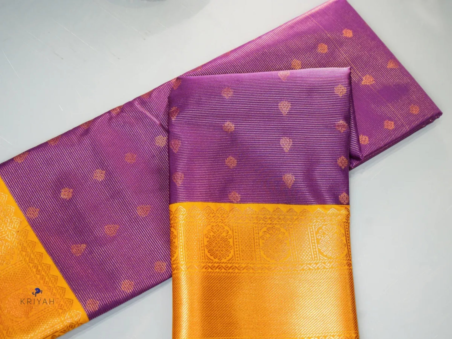 Plum vaira oosi saree