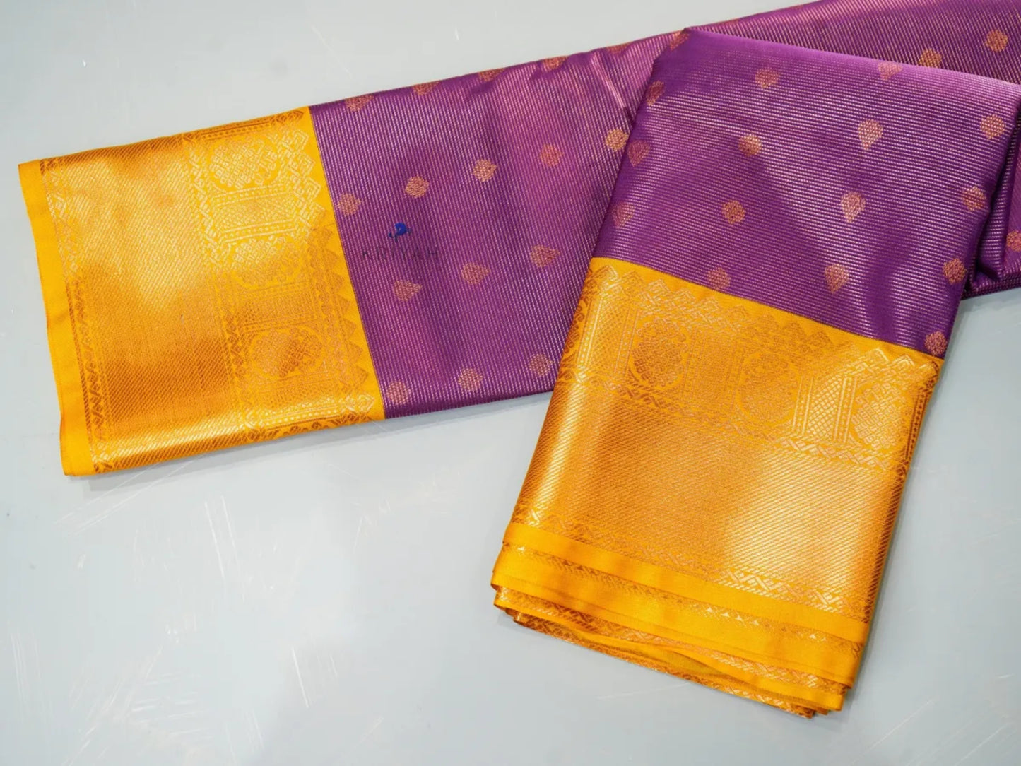 Plum vaira oosi saree
