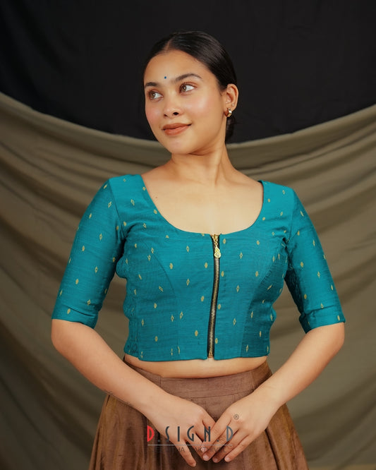 heera blue size flex blouse adjustable blouse for women
