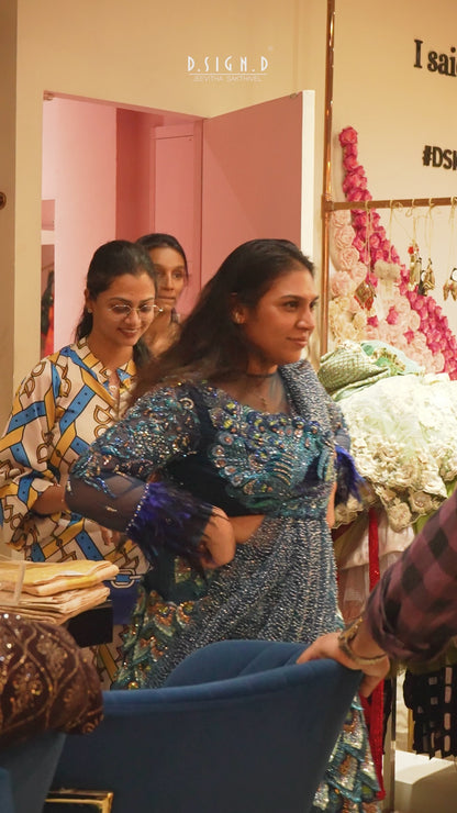 Regal Peacock Lehenga