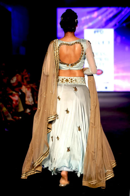 Powder Blue Lehenga