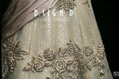 3D gold Gown