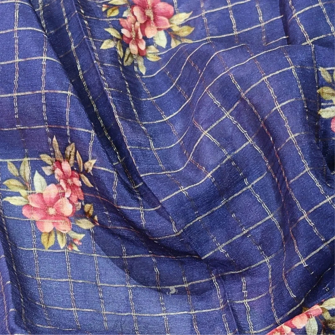 PRINTED CREPE SAREE