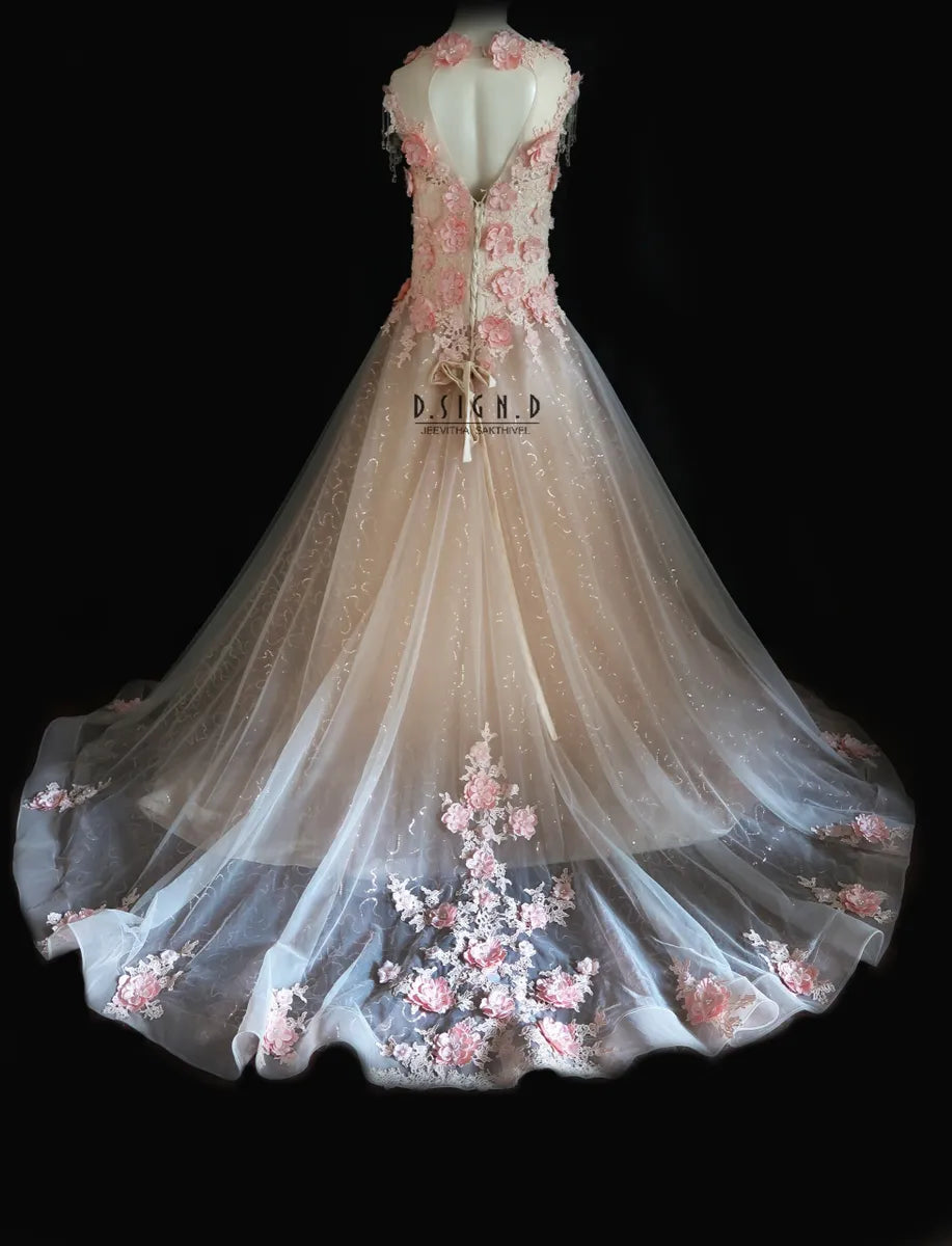 Peach Gown
