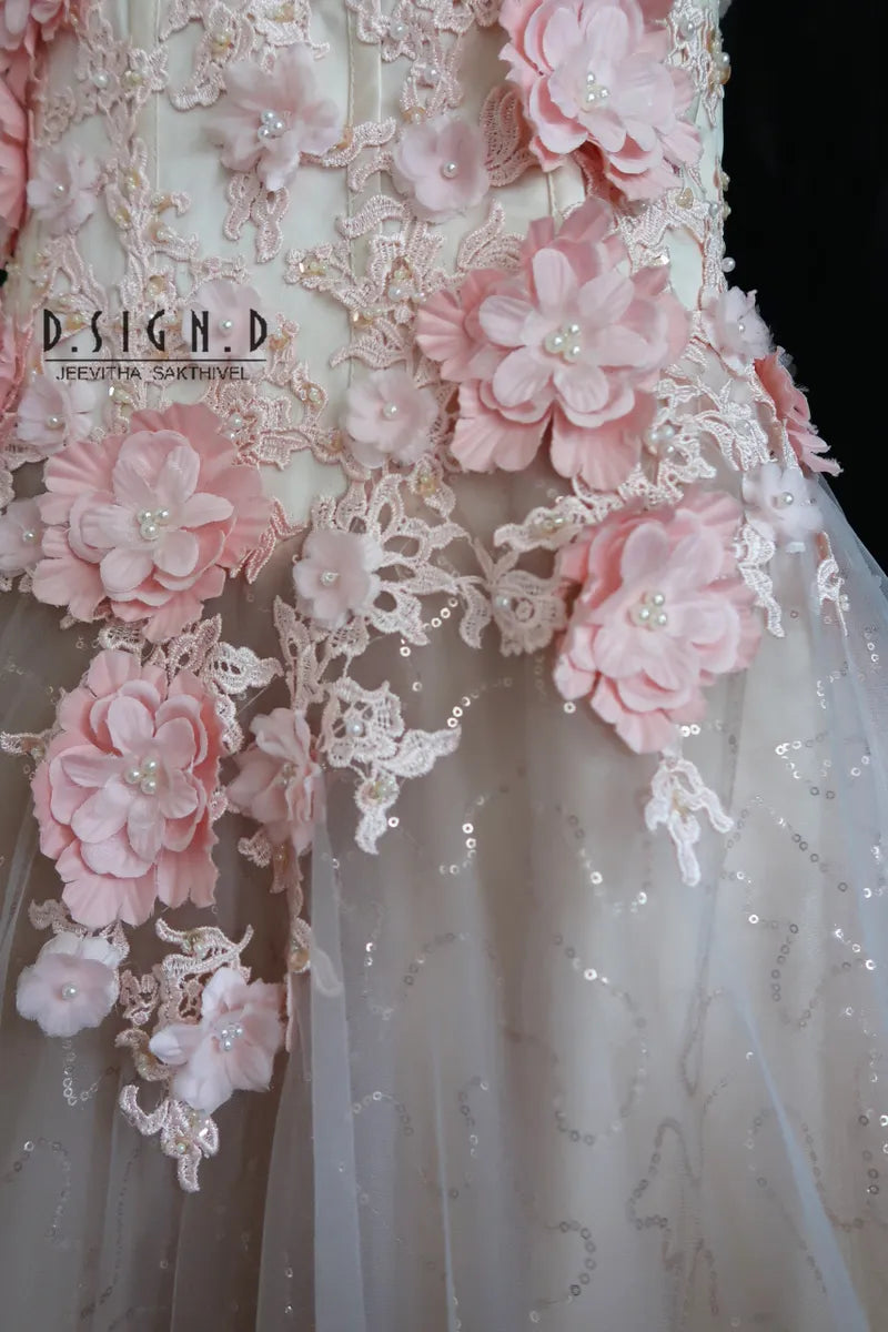 Peach Gown