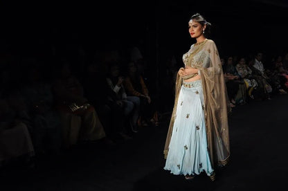 Powder Blue Lehenga