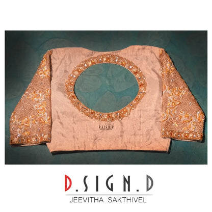 Silver tissue Blouse - Aadhirai