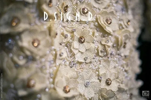 3D gold Gown