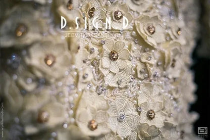 3D gold Gown