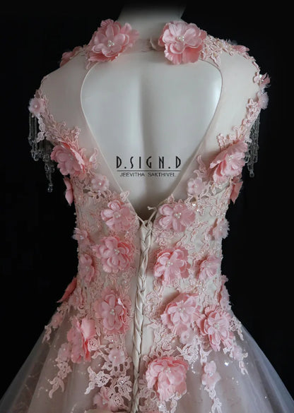Peach Gown