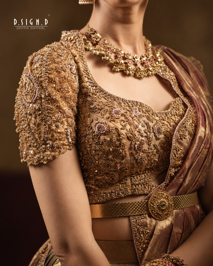 zardosi embroidery blouse
